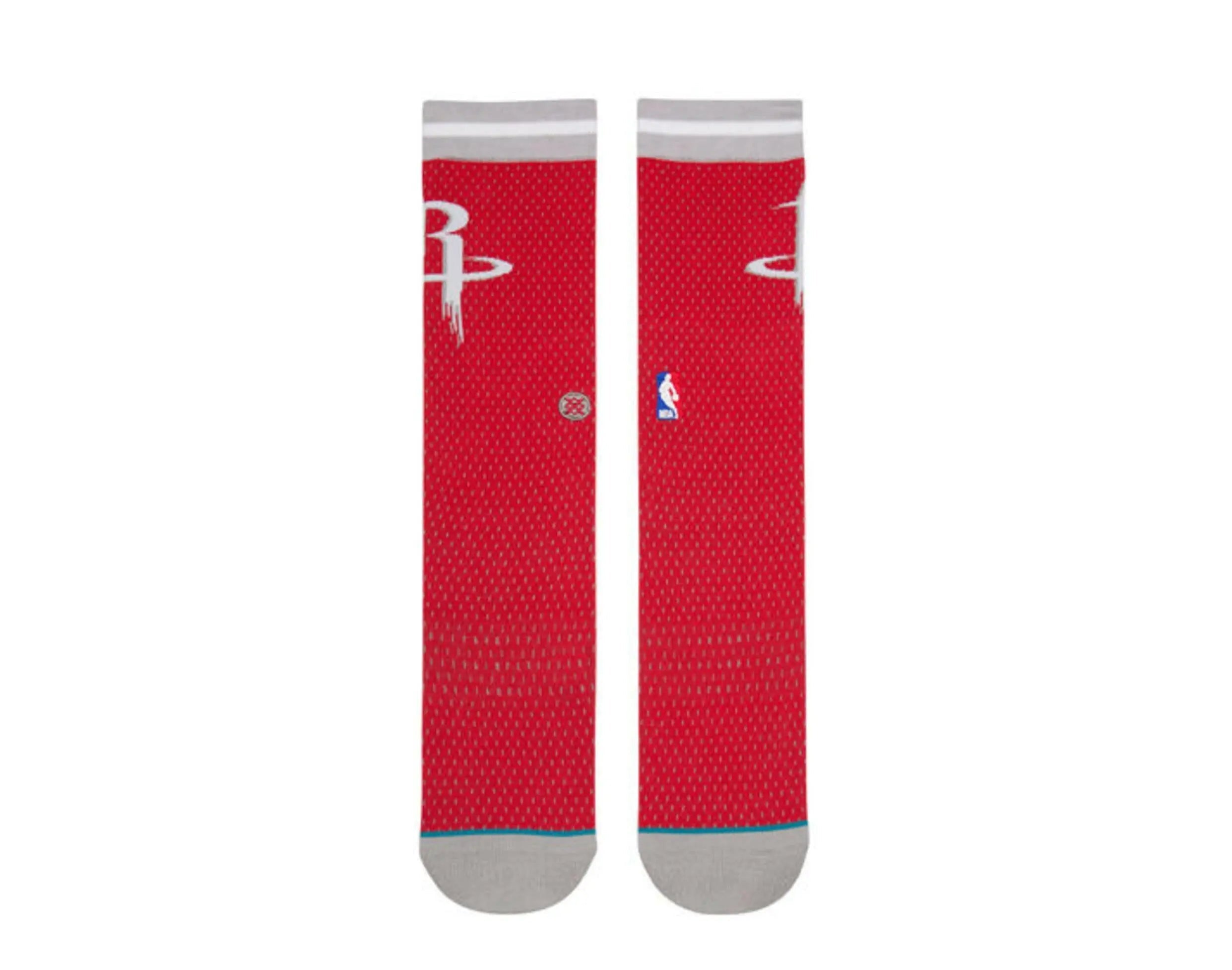 Stance Houston Rockets Jersey Crew Socks Red 2