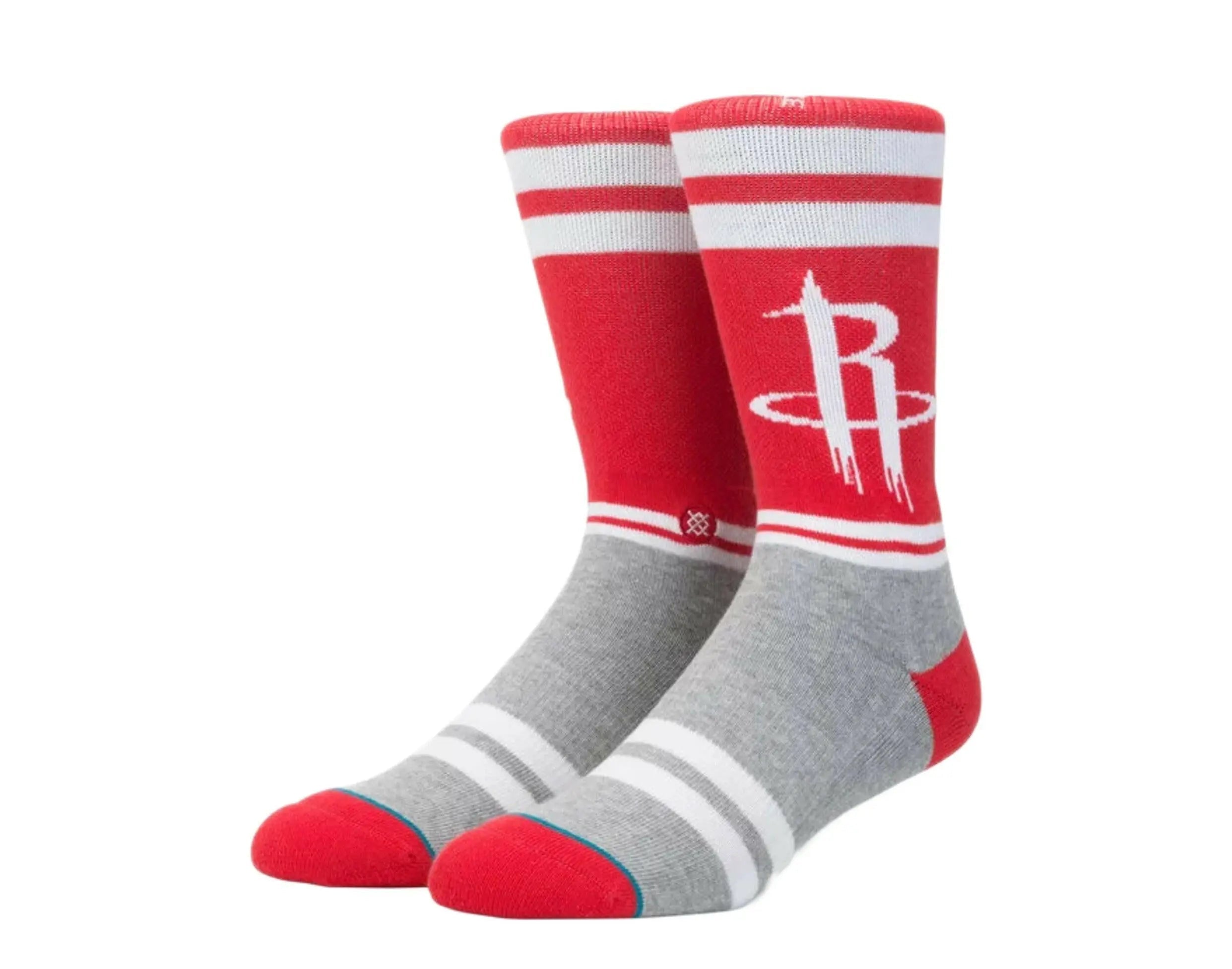 Stance City Gym Houston Rockets Crew Socks White/Red 1