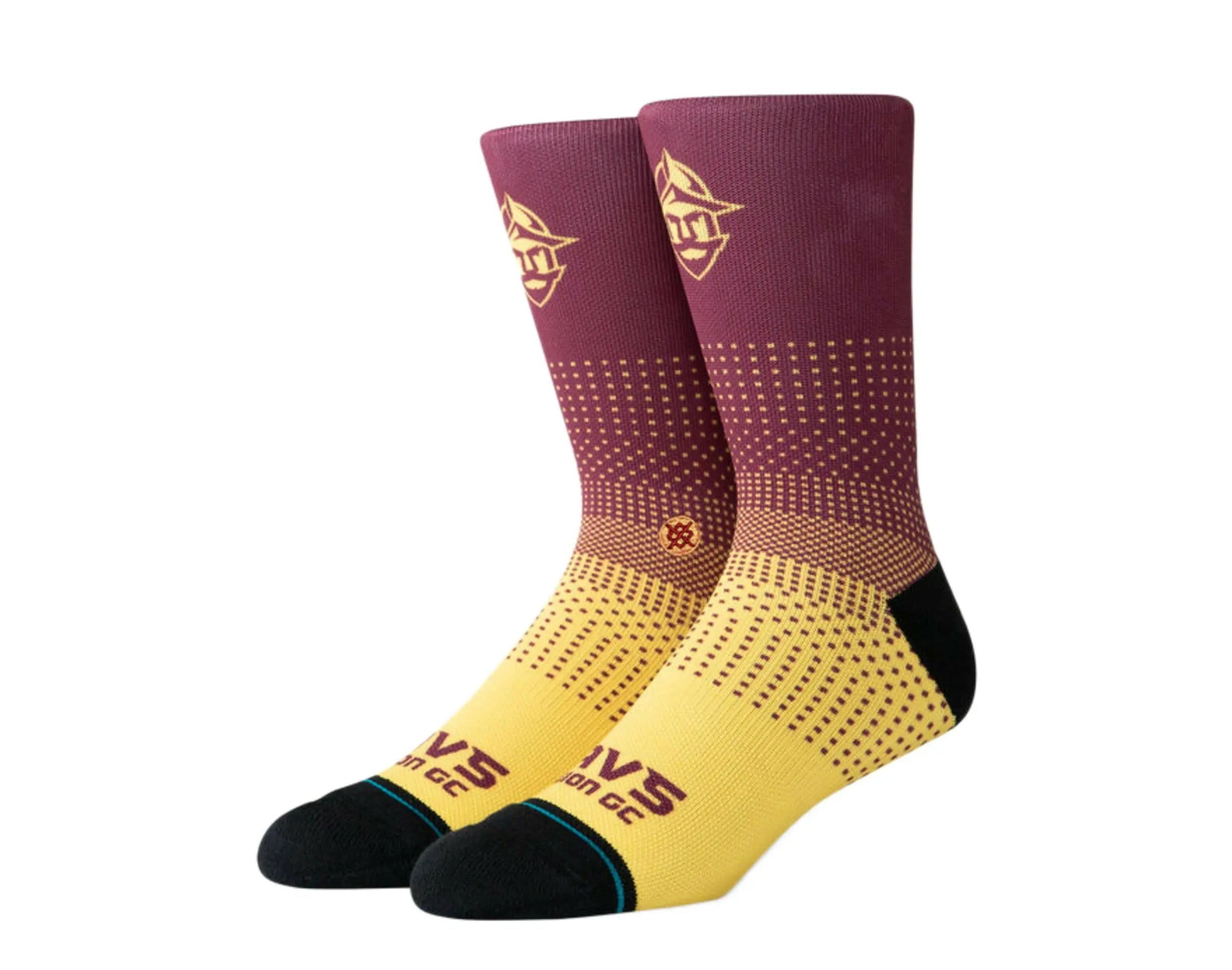 Stance Cavs Legion GC 2K Crew Socks Burgundy 1