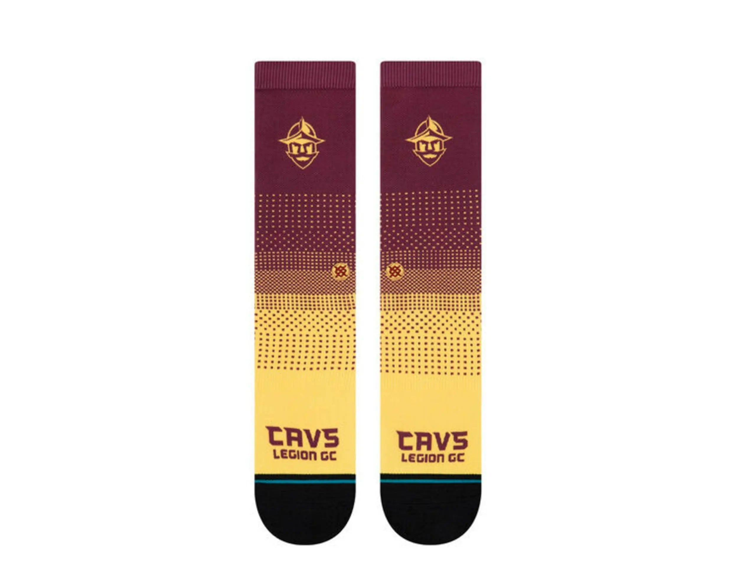 Stance Cavs Legion GC 2K Crew Socks Burgundy 2