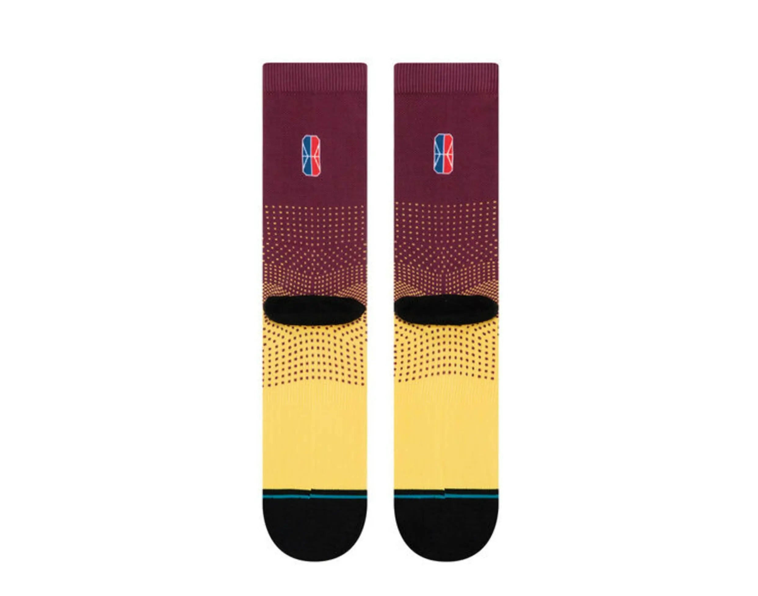 Stance Cavs Legion GC 2K Crew Socks Burgundy 3