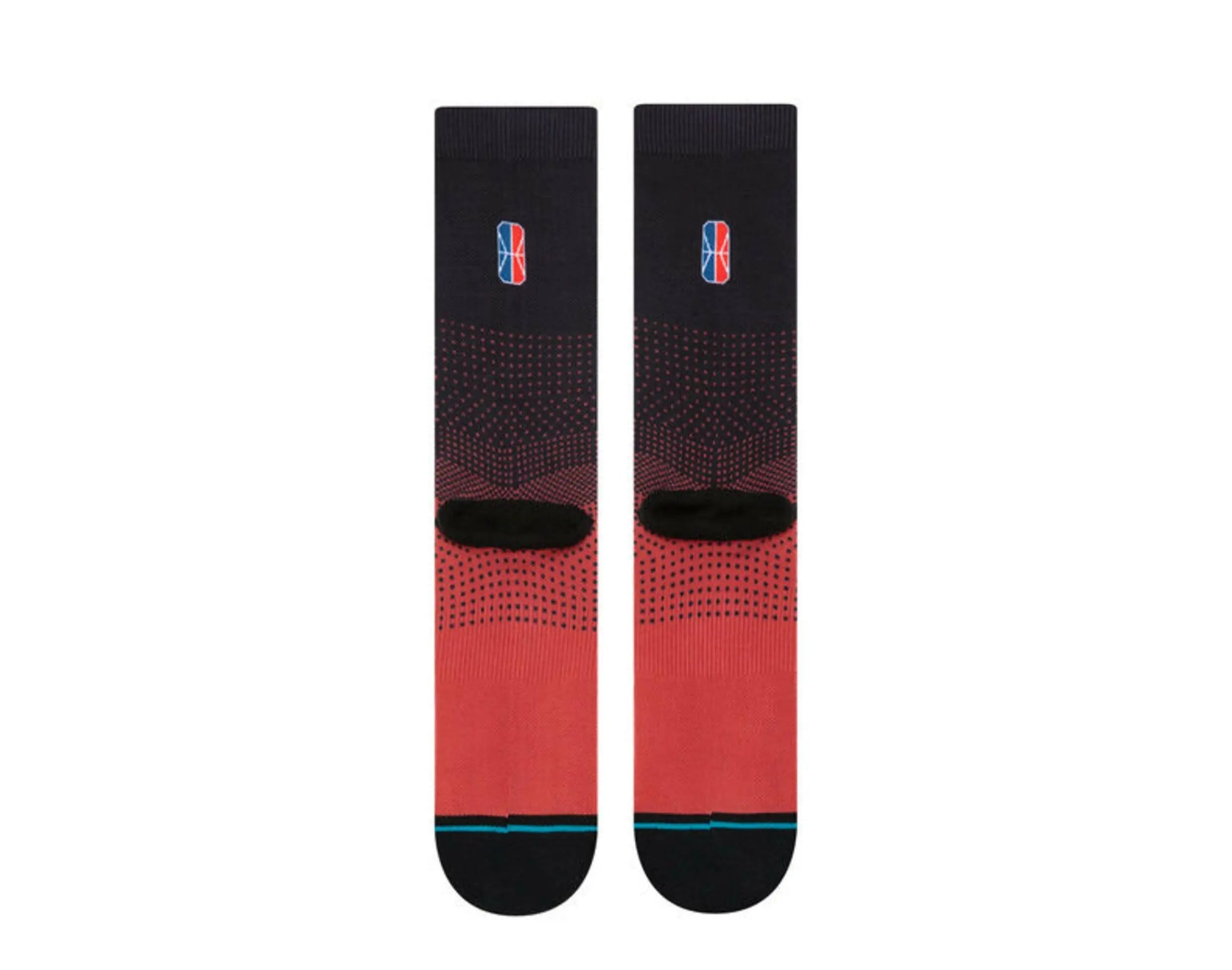 Stance NBA Miami Heat Check Gaming 2K Crew Socks Burgundy 3
