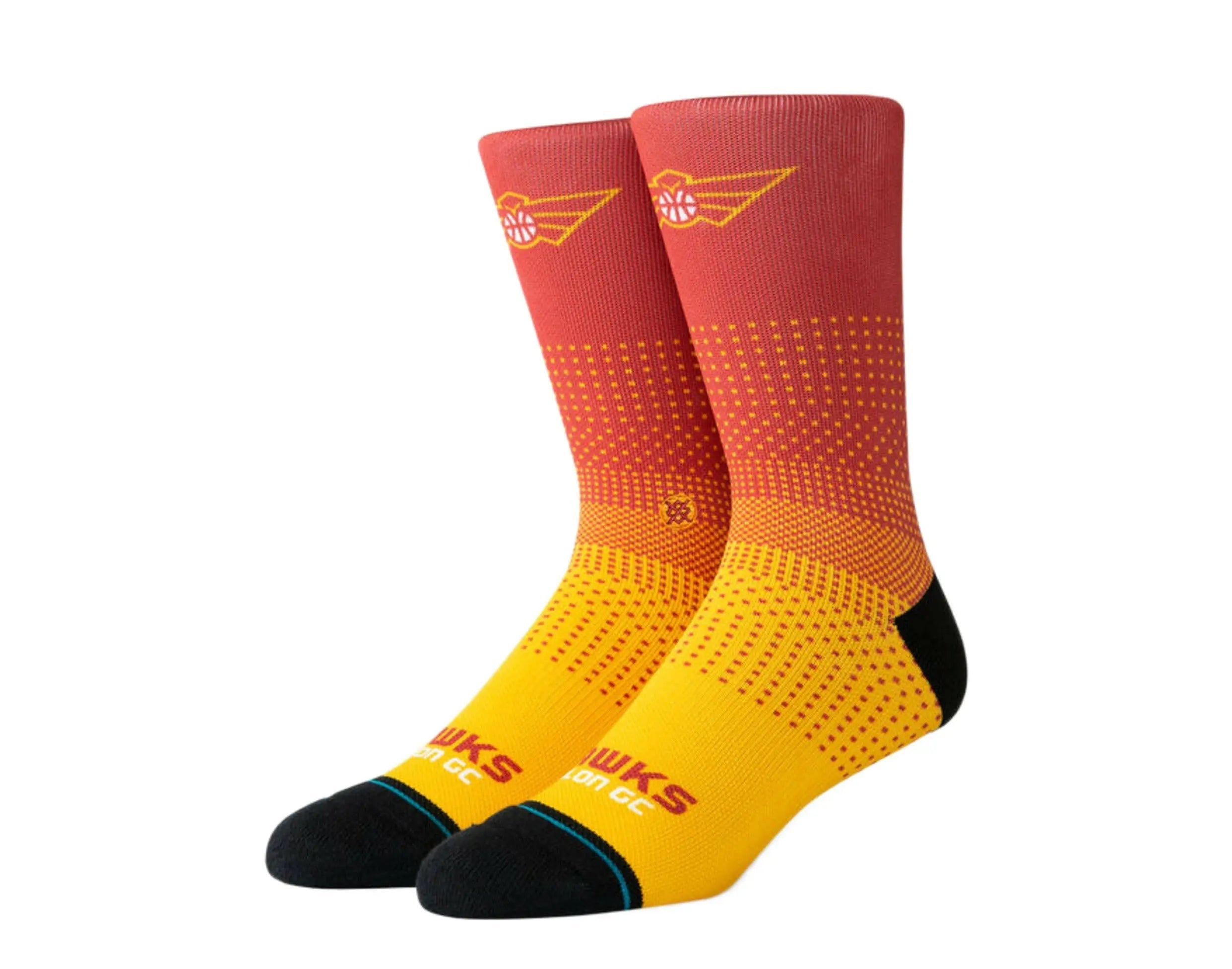 Stance NBA Atlanta Hawks Gaming Talon GC 2K Crew Socks Multi-Color 1