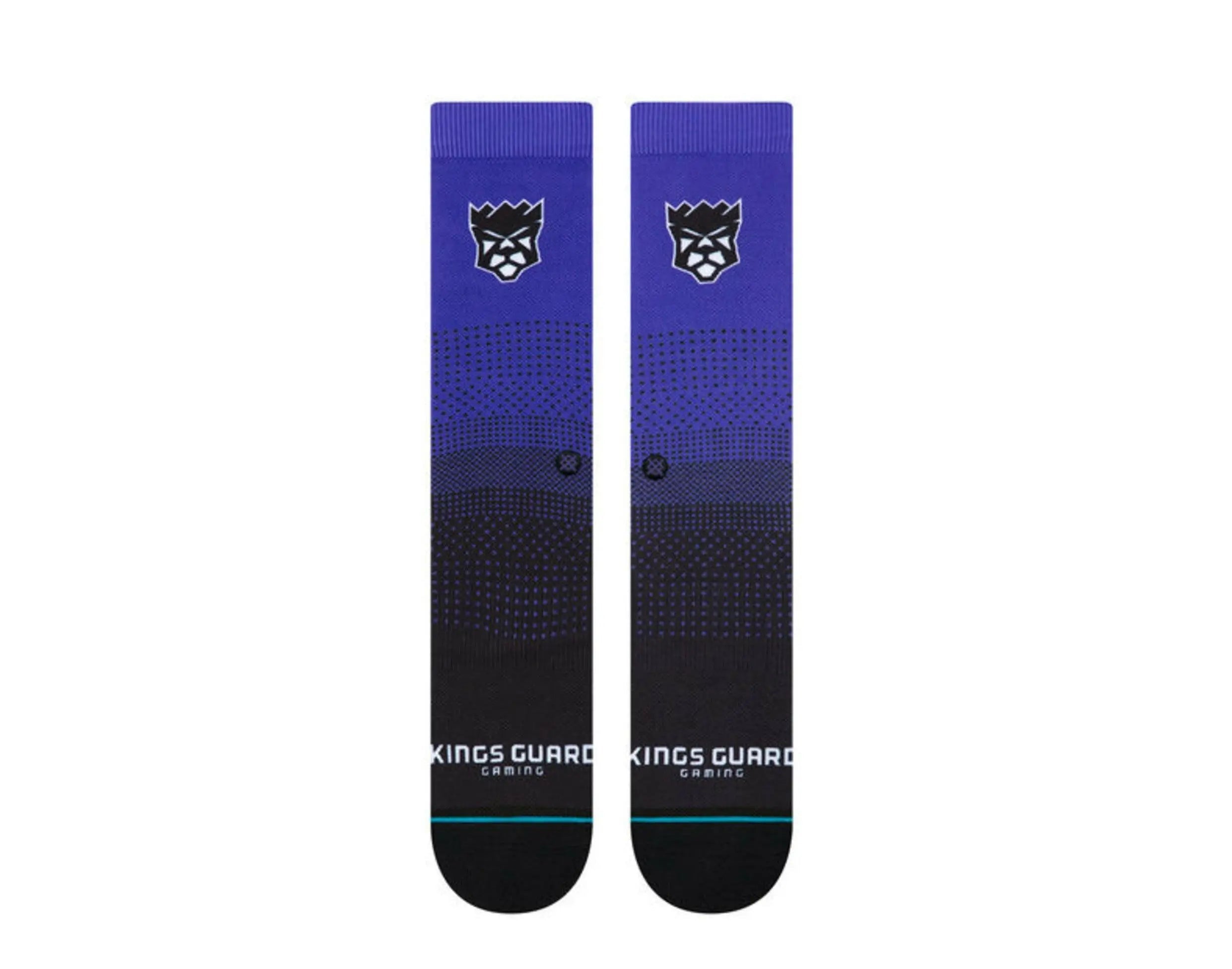 Stance NBA Sacramento Kings Gaming Guard 2K Crew Socks Purple/Black 2