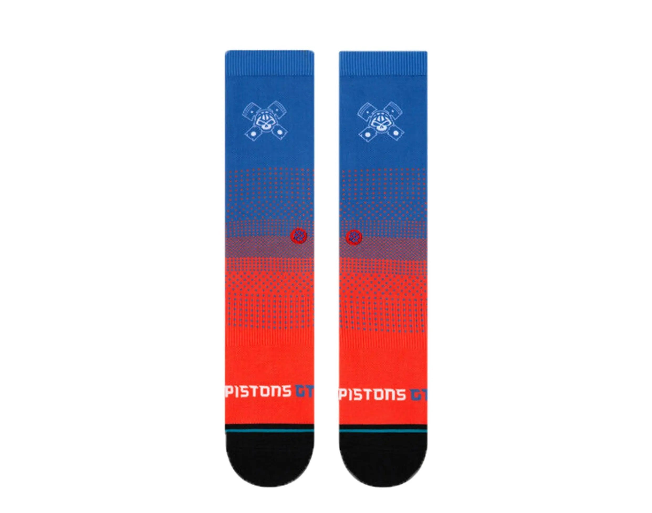 Stance Casual NBA Detroit Pistons Gaming GC 2K Crew Socks Blue/Red 2