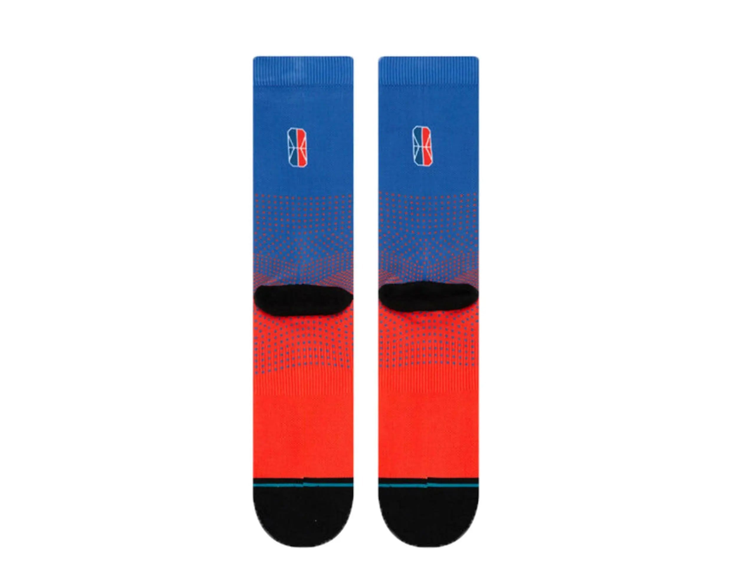 Stance Casual NBA Detroit Pistons Gaming GC 2K Crew Socks Blue/Red 3