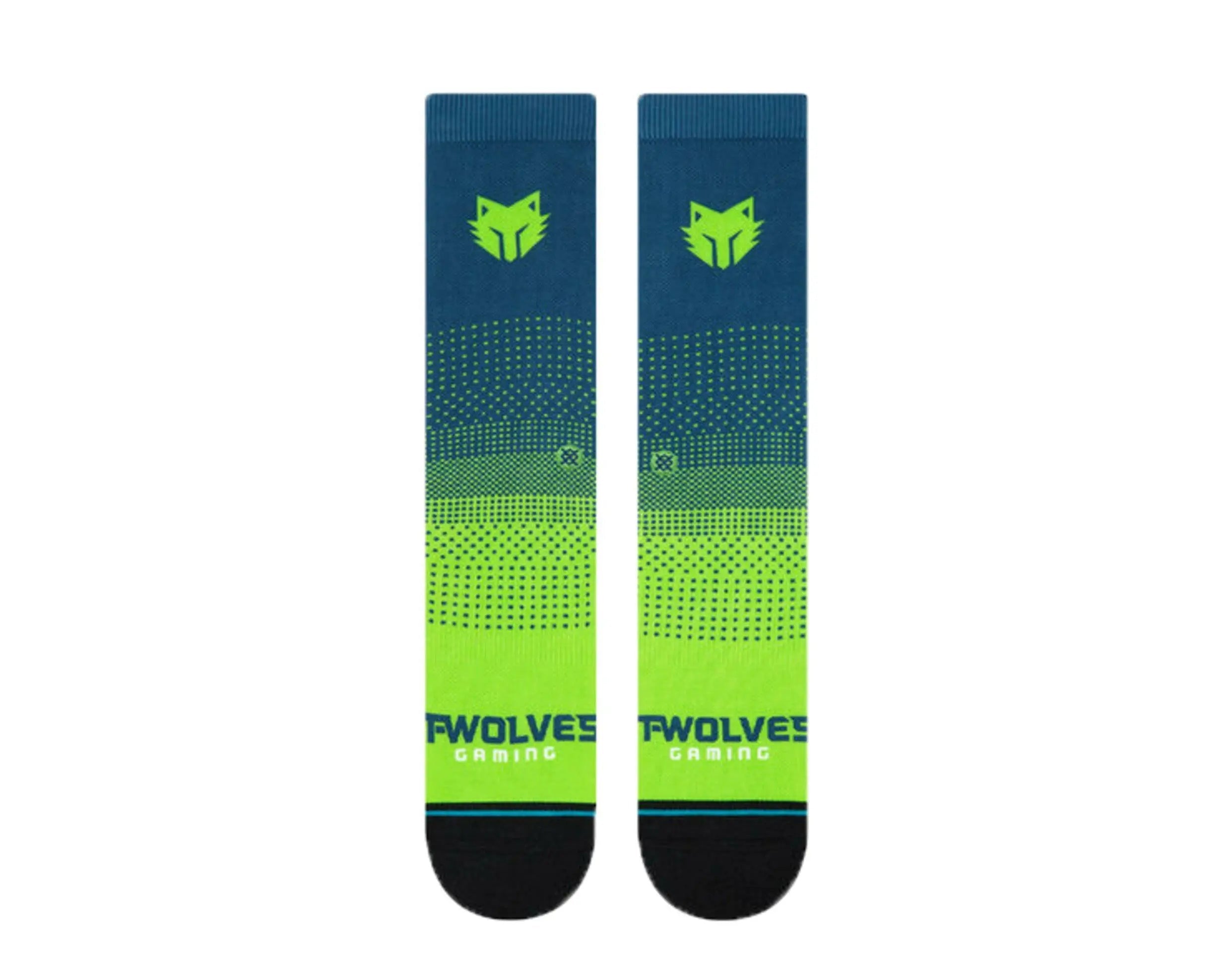 Stance Casual NBA Minnesota Timberwolves Gaming 2K Crew Socks Navy/Green 2