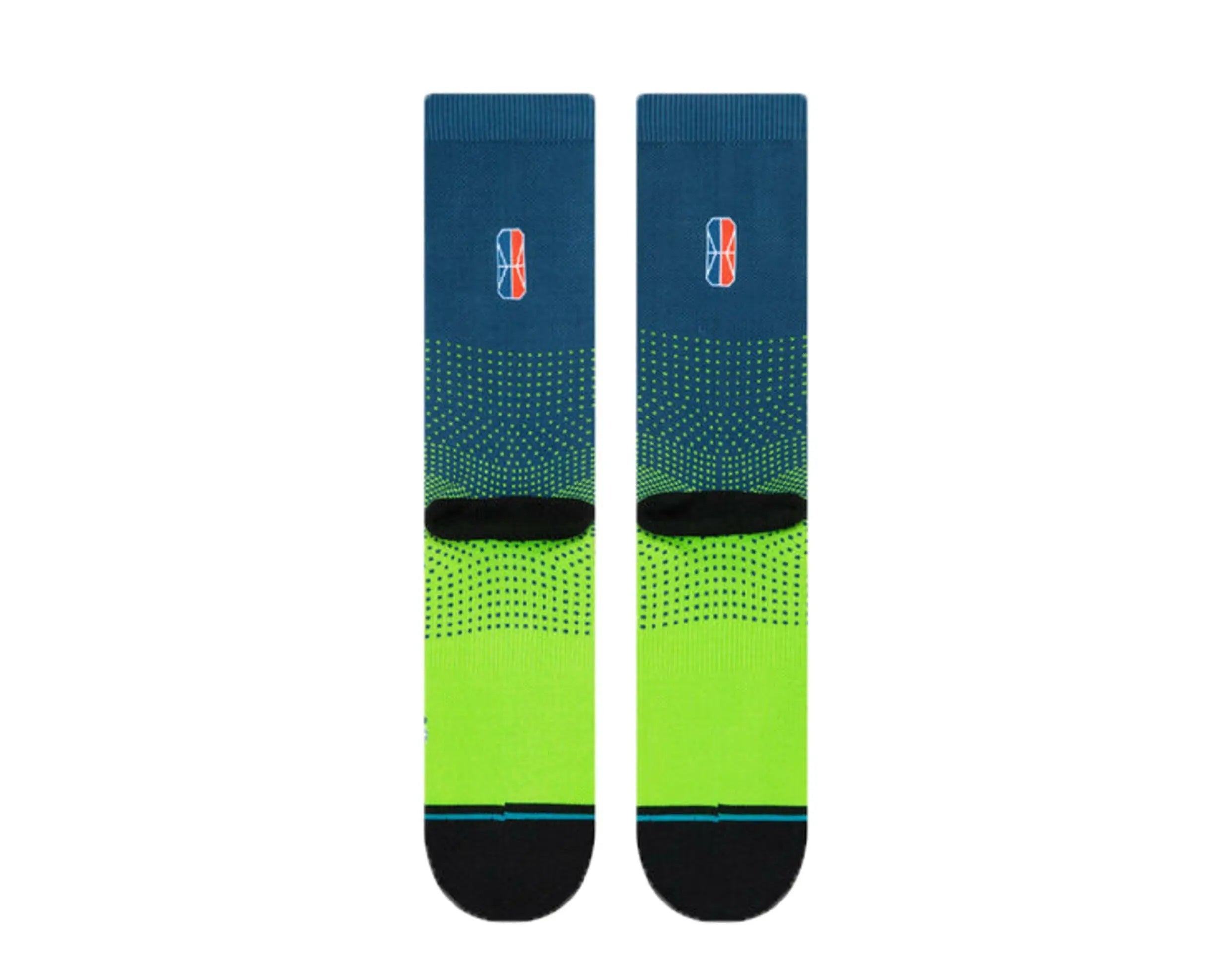 Stance Casual NBA Minnesota Timberwolves Gaming 2K Crew Socks Navy/Green 3