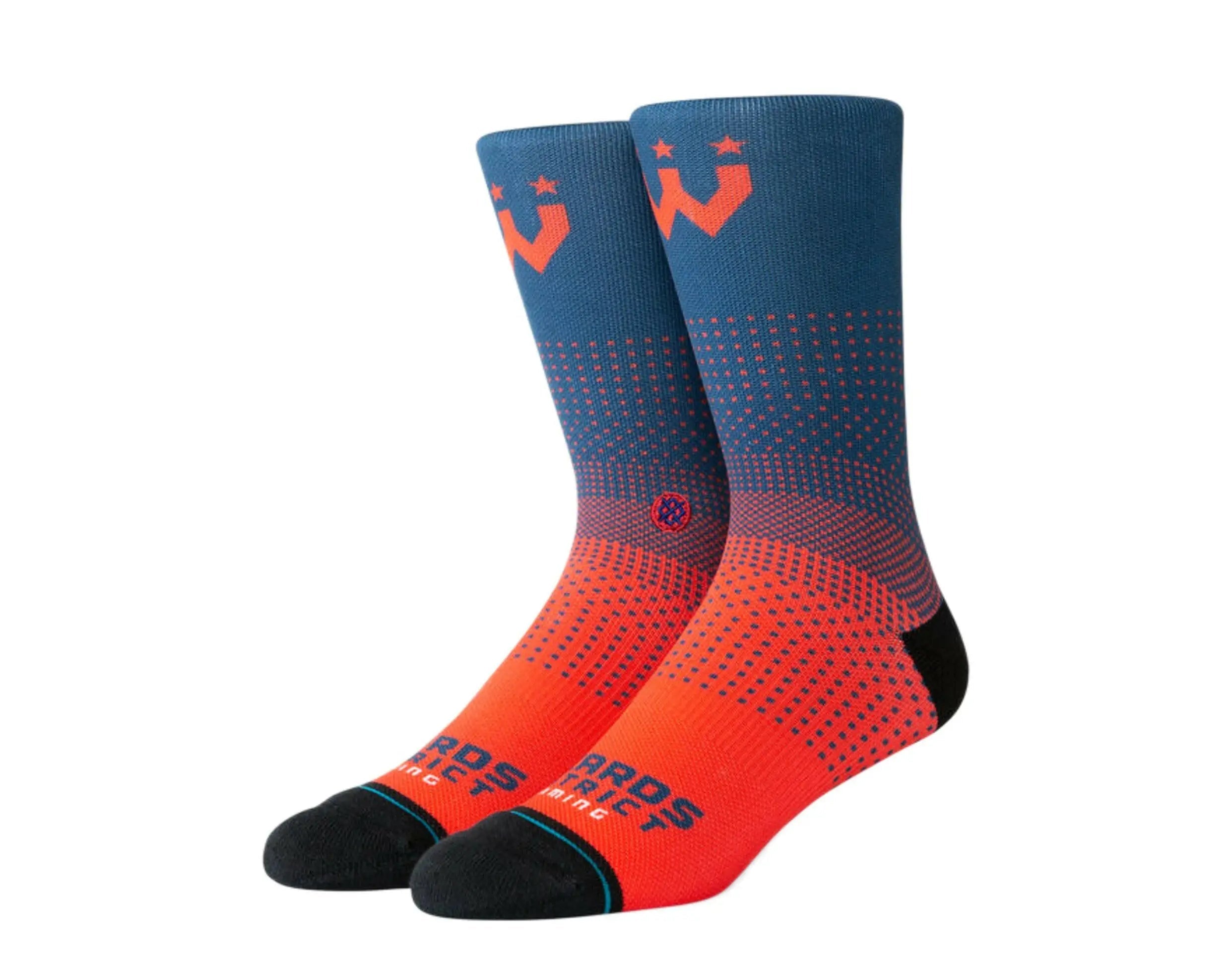 Stance Casual NBA Washington Wizards Gaming 2K Crew Socks Navy/Red 1