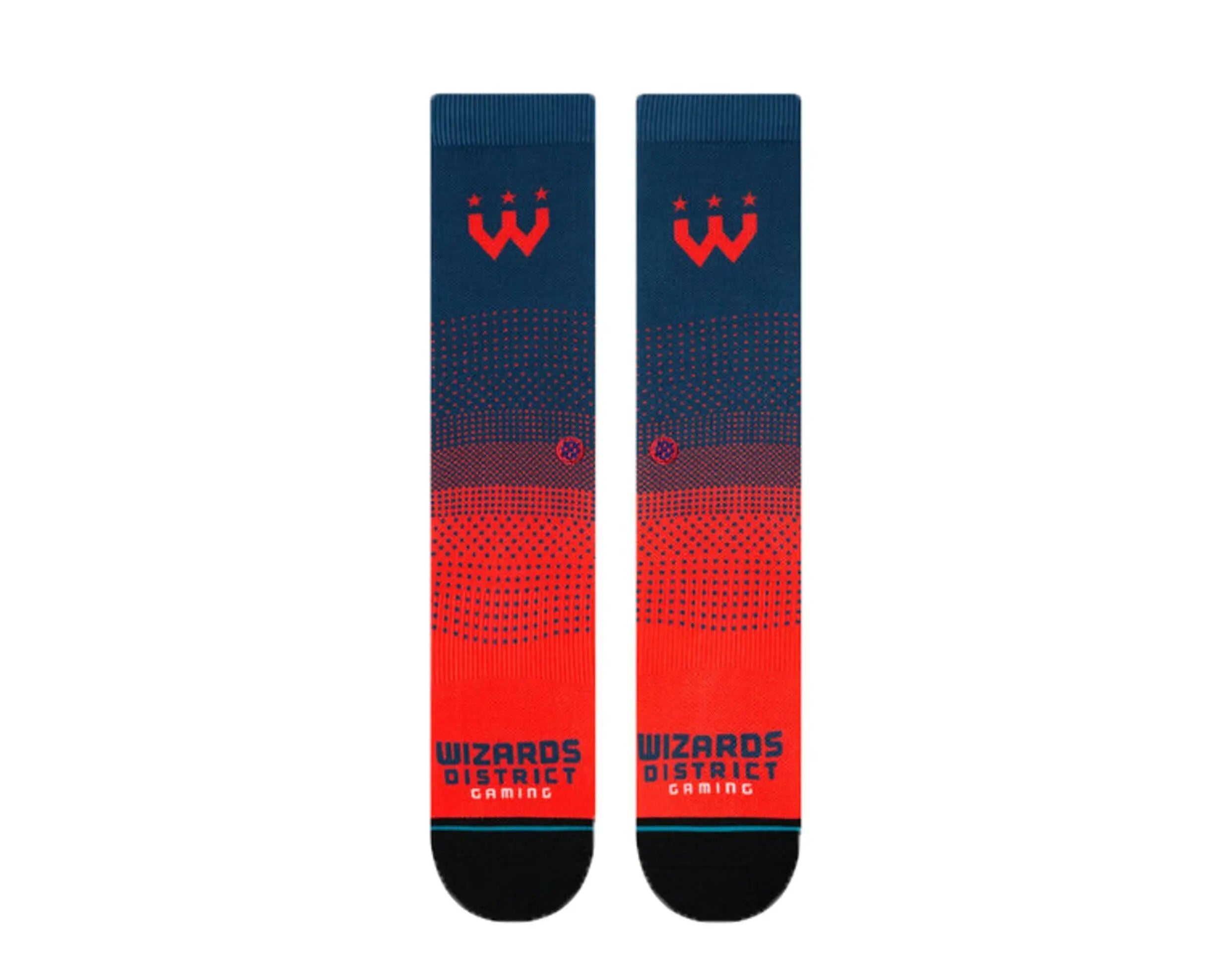 Stance Casual NBA Washington Wizards Gaming 2K Crew Socks Navy/Red 2