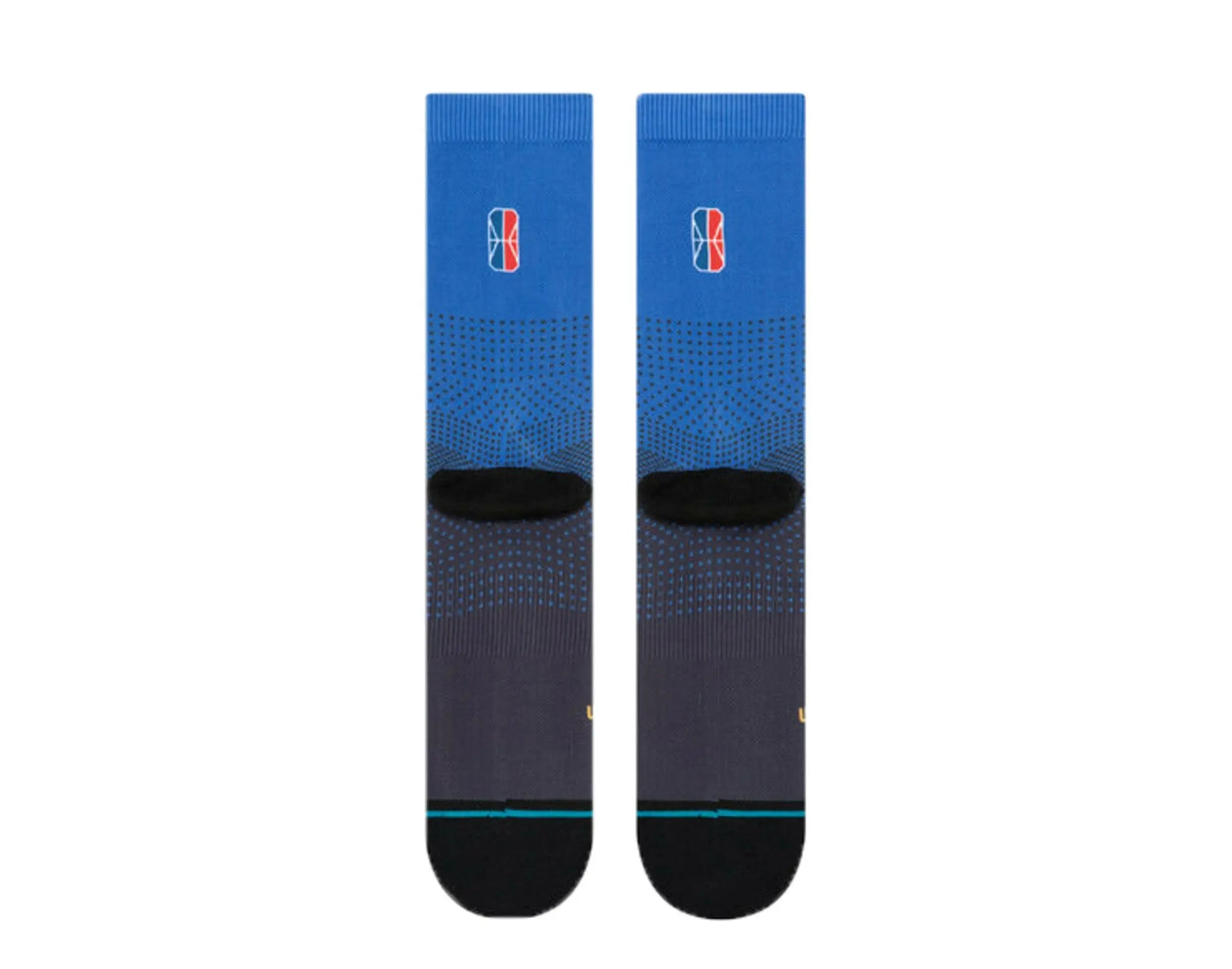 Stance Casual NBA Golden State Warriors Gaming Squad 2K Men Crew Socks Blue 3