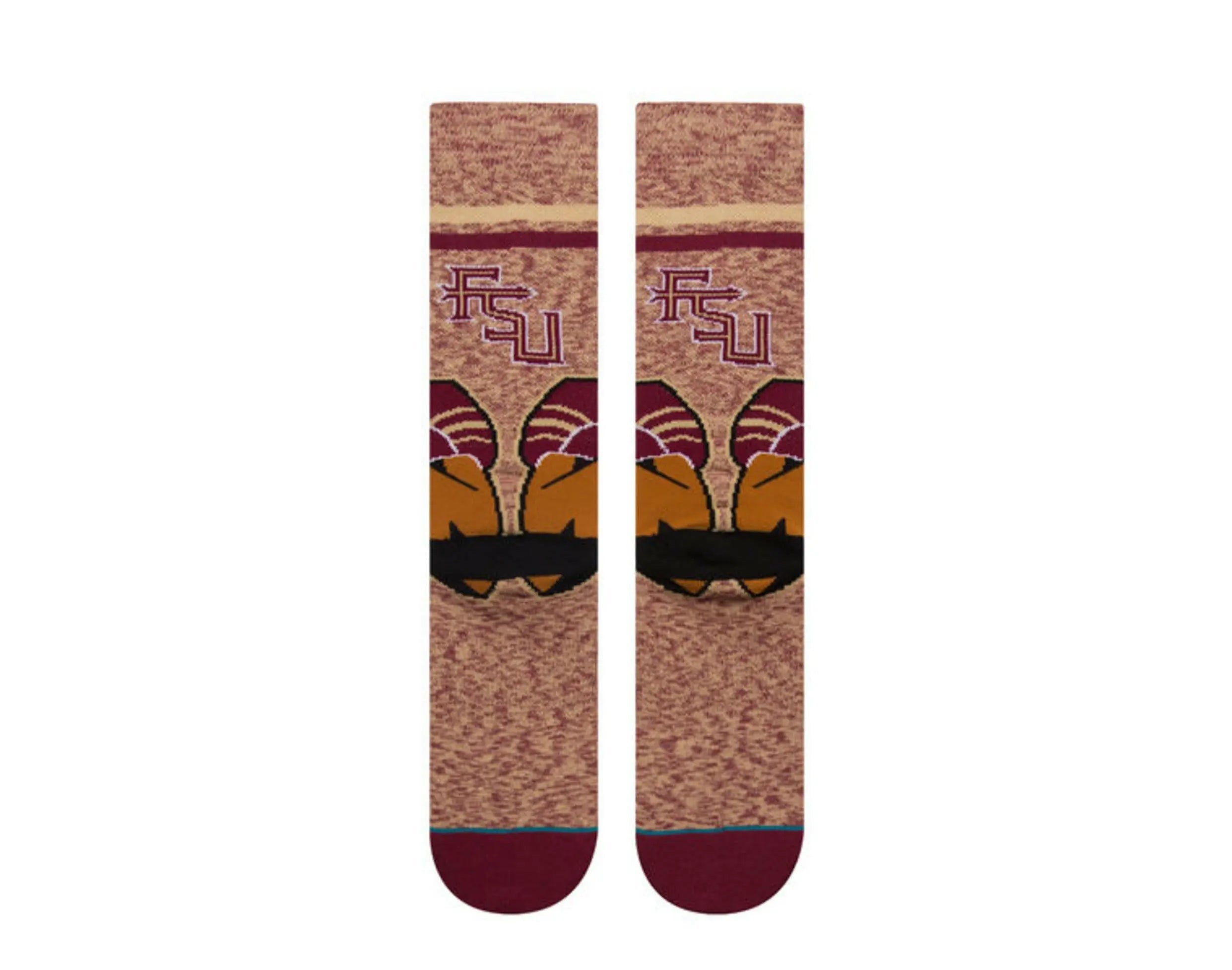 Stance NCAA Florida State University Classic Mascot Crew Socks Maroon 3