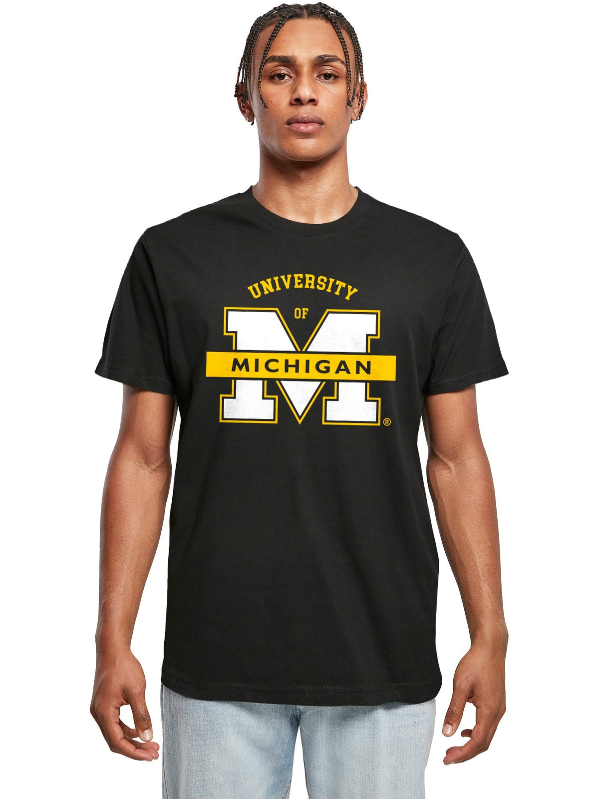 University of Michigan M Graphic Print Men's Tee - Black