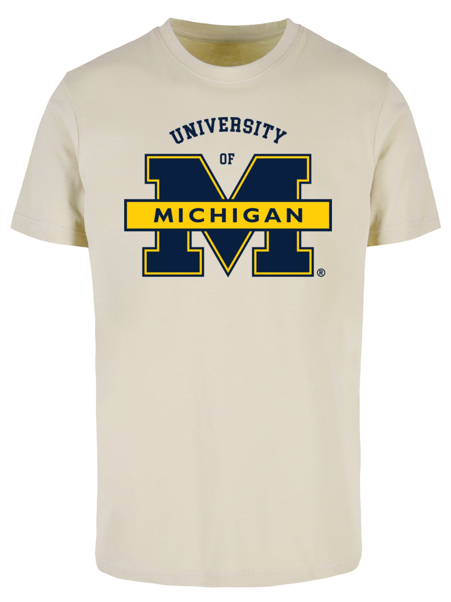 University of Michigan Vintage Michigan Wolverines Graphic Print T-Shirt - Wet Sand 3