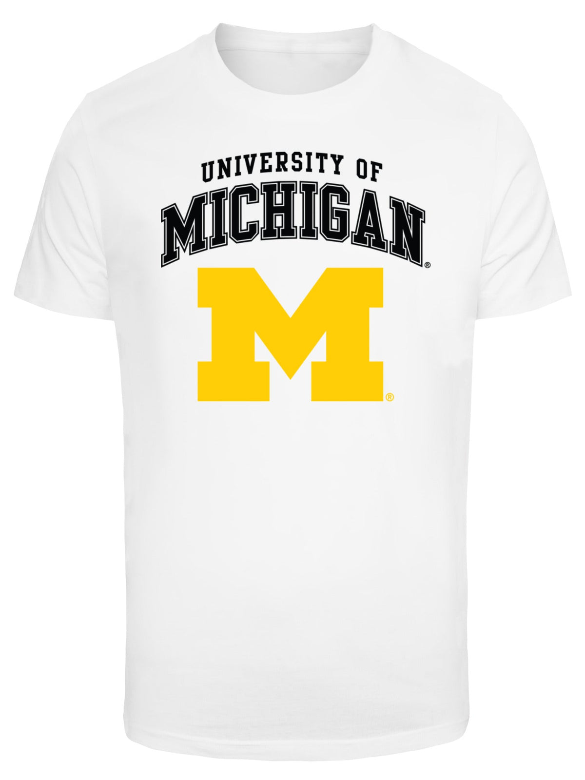 University of Michigan M Print T-Shirt -  White 3