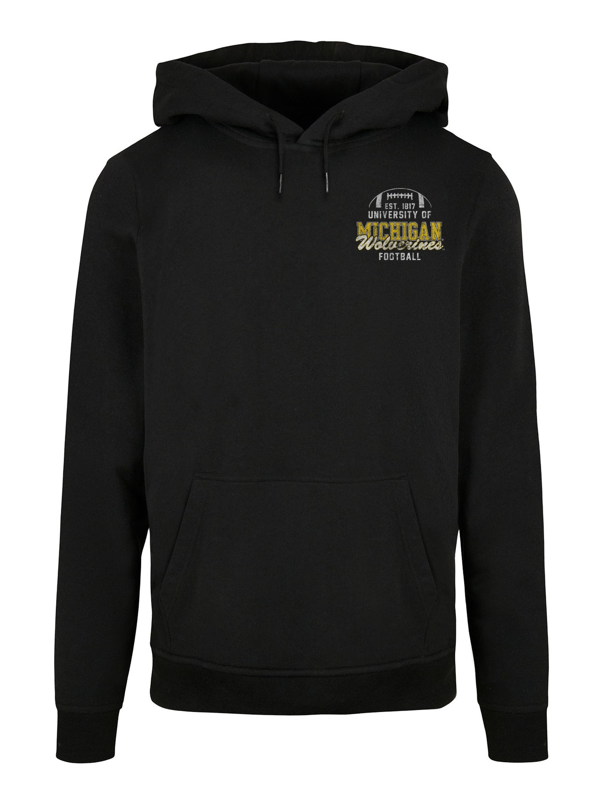 University of Michigan Vintage Michigan Football Hoodie - Black 3
