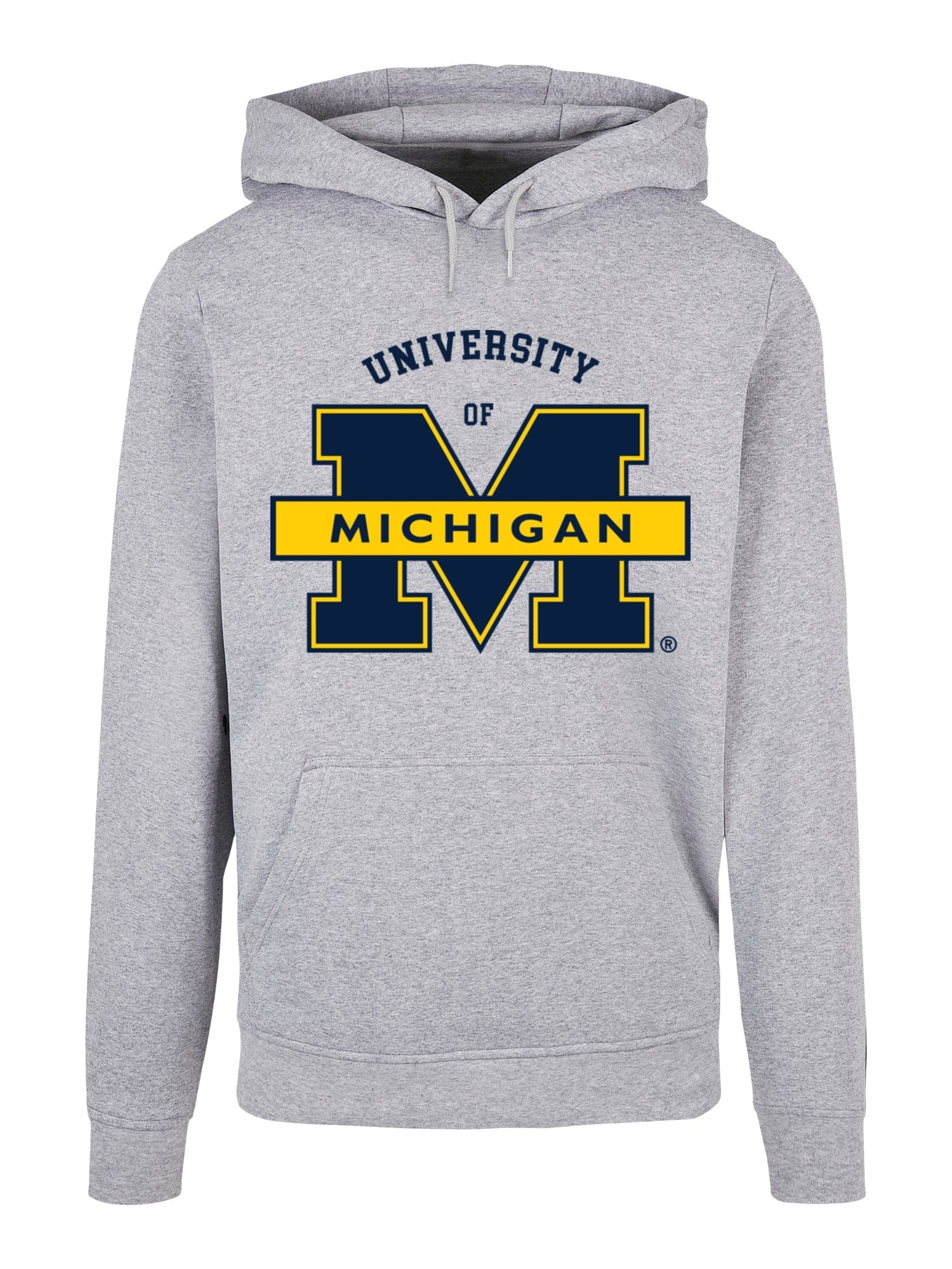 University of Michigan M Print Hoodie - Heather Grey 3