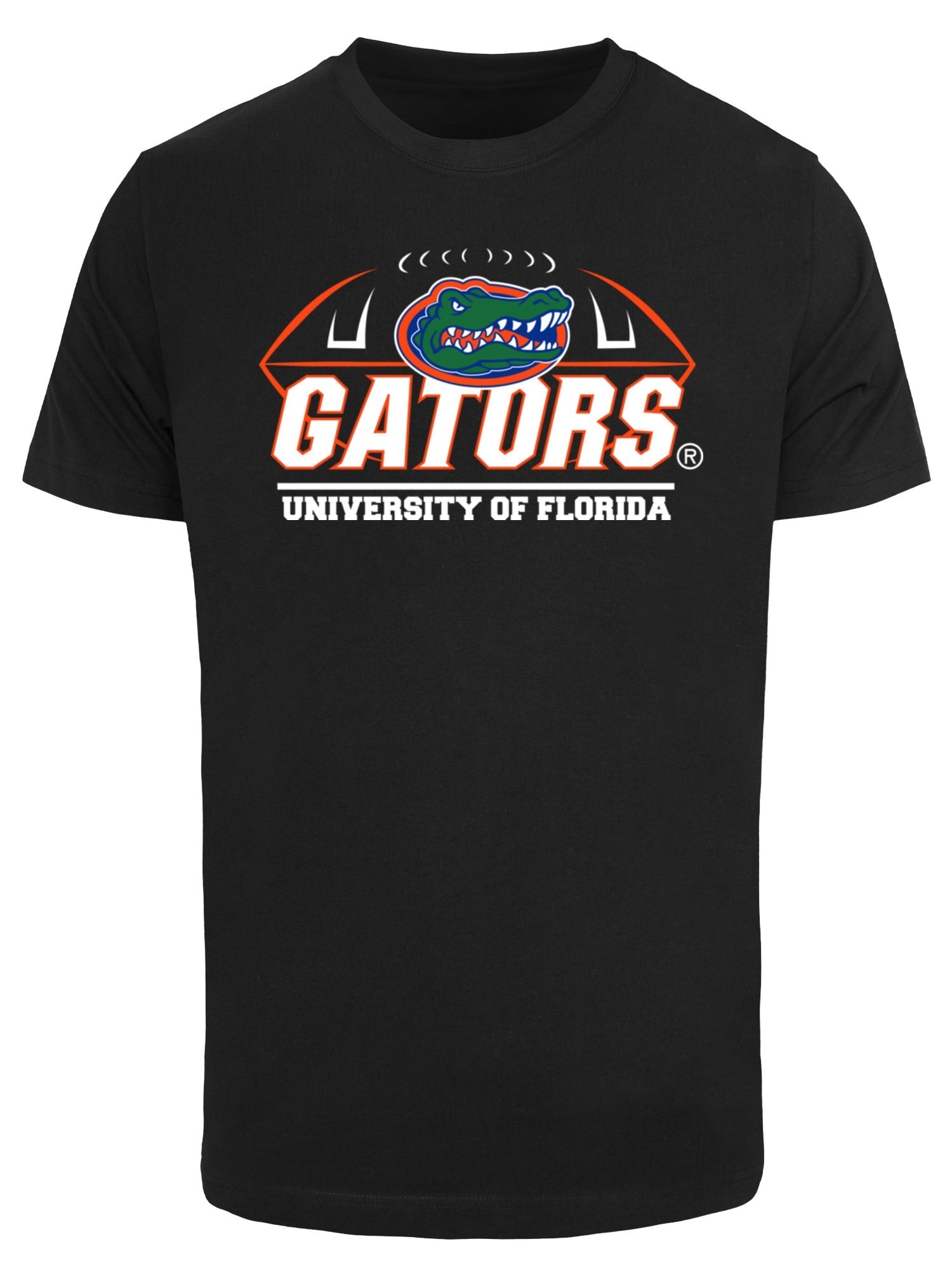 University of Florida Gators with Football Graphic Print Tee - Black 3