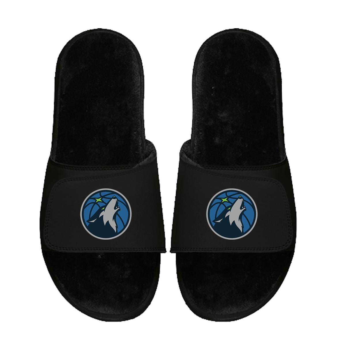 Minnesota Timberwolves Primary Black Fur 1