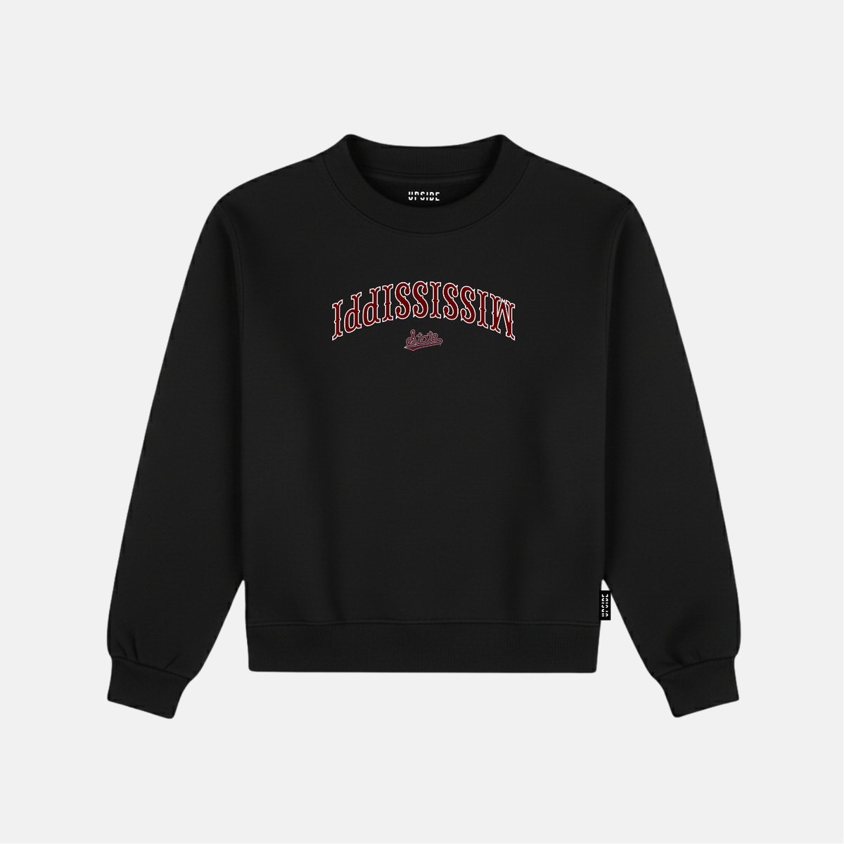 Mississippi State Embroidered Crewneck 1