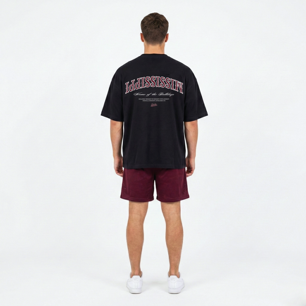 Mississippi State Essentials Oversized Tee 3