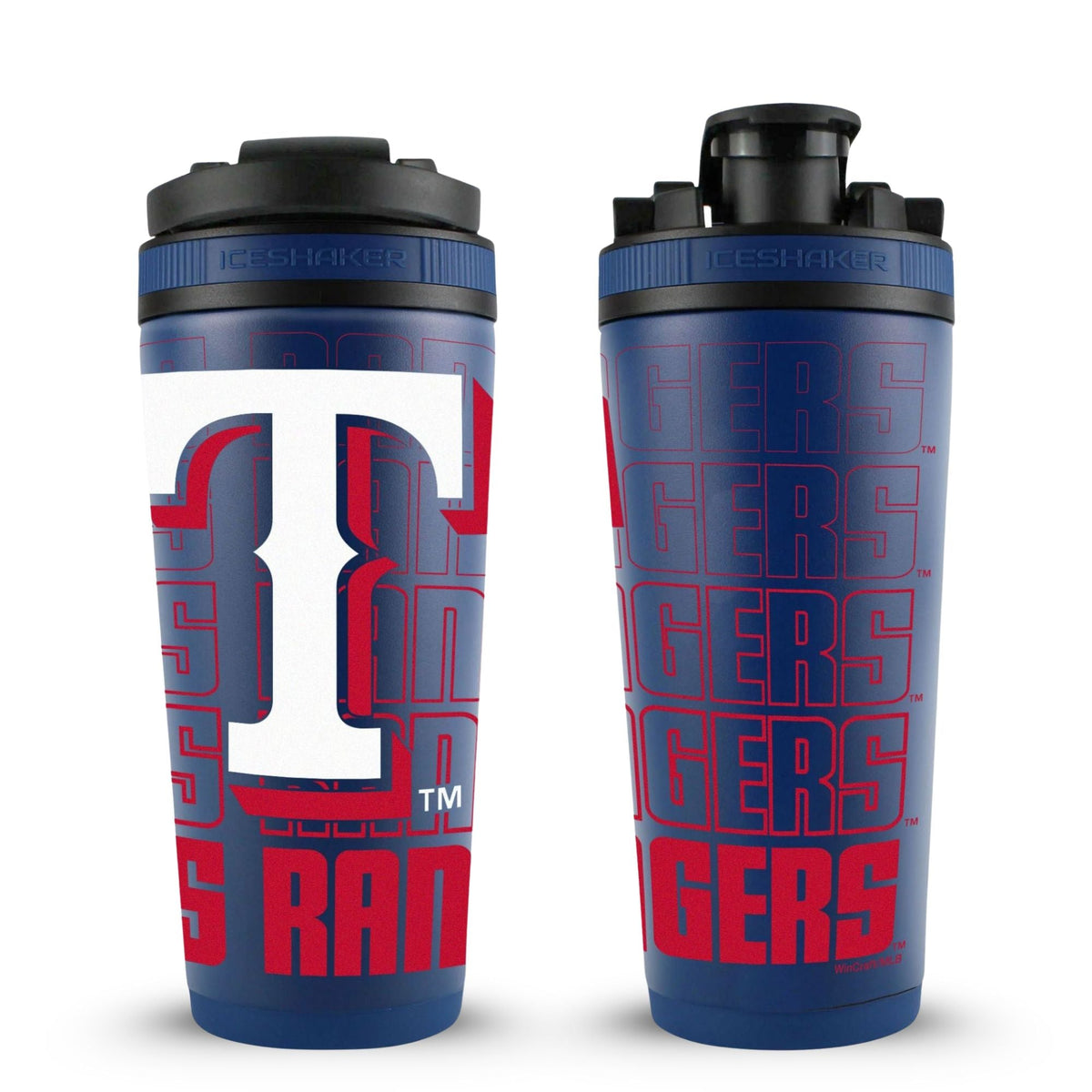 Officially Licensed Texas Rangers 26oz Ice Shaker 17