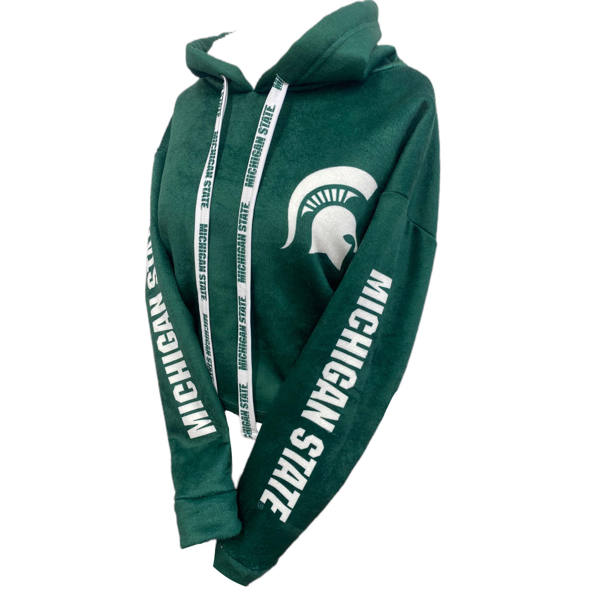 Michigan State Varsity Furry Hoodie | lojobands 5
