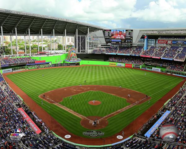 Miami Marlins Marlins Park 8" x 10" Baseball Stadium Photo 1
