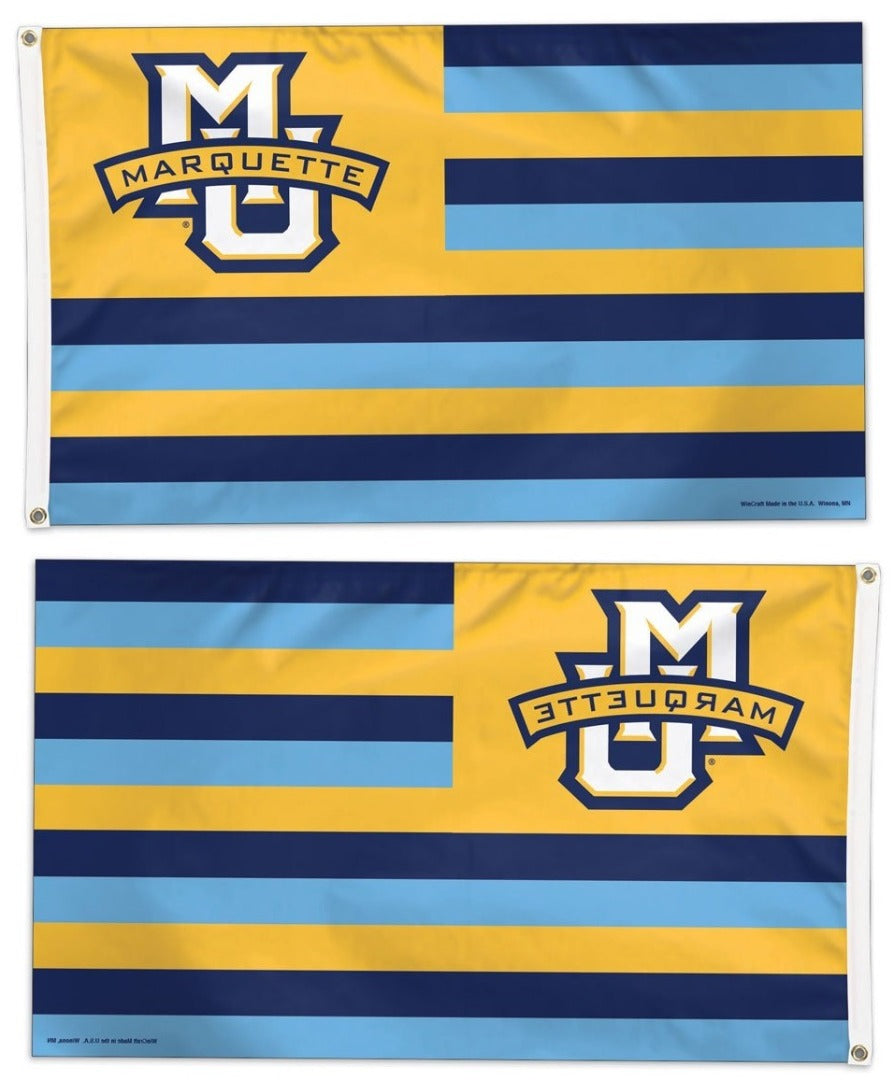 Marquette University Flag 3x5 Patriotic Stripes