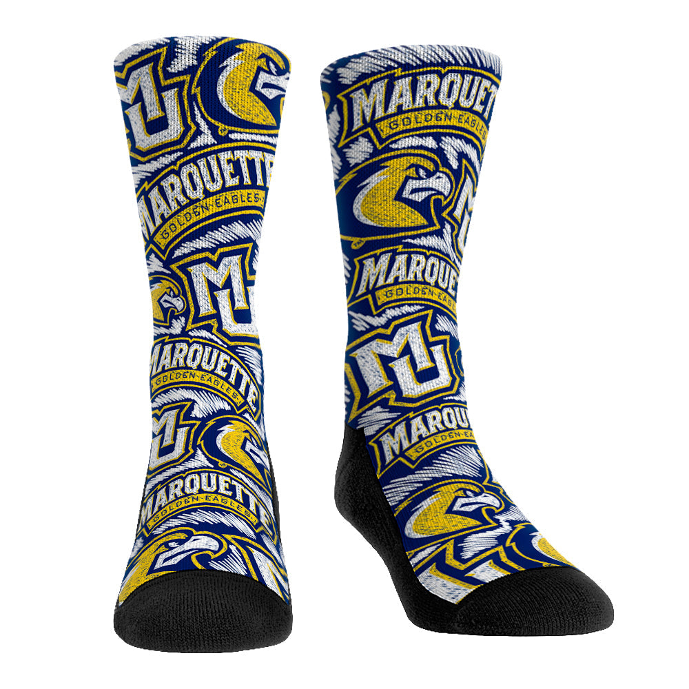 Marquette Golden Eagles - Logo Sketch | Rock 'Em Socks
