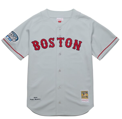 Pedro Martinez Boston Red Sox 2004 World Series Mitchell & Ness Authentic Jersey 3