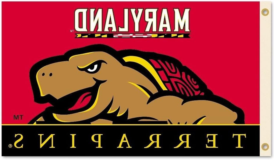 Maryland Terrapins Flag 3x5 Logo