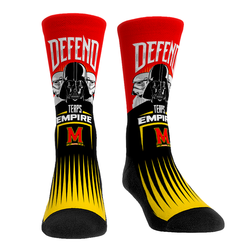 Maryland Terrapins - Star Wars  - Defend The Empire | Rock 'Em Socks