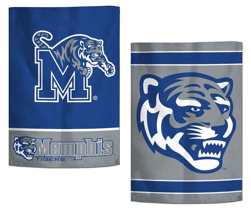 Memphis Tigers Garden Flag 2 Sided Logo