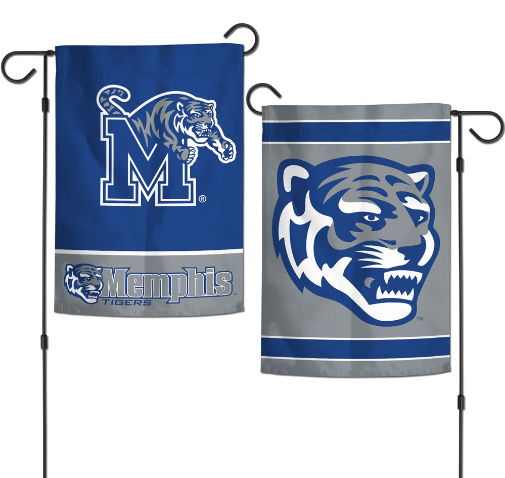 Memphis Tigers Garden Flag 2 Sided Logo