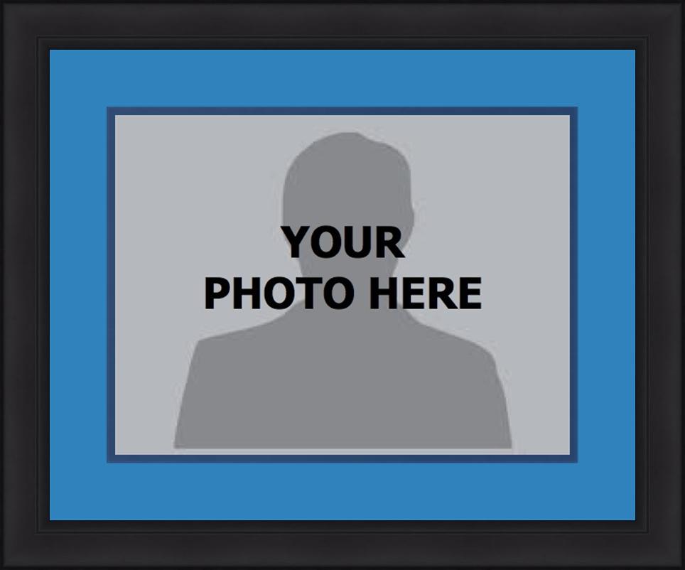 NBA Basketball Photo Picture Frame Kit - Memphis Grizzlies (Blue Matting, Navy Trim) 1