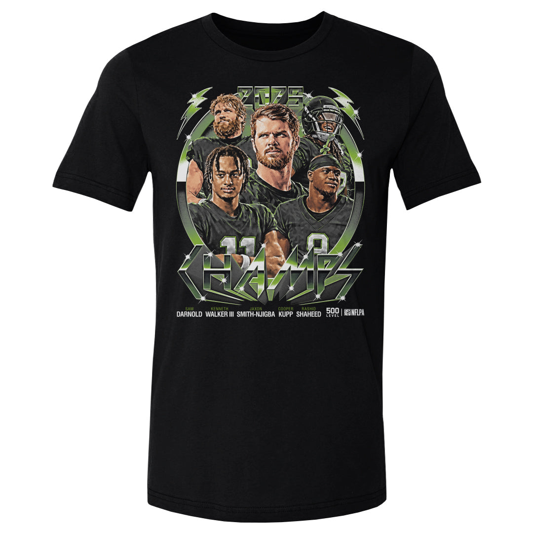 Seattle Football 2025 Champs Vintage Neon