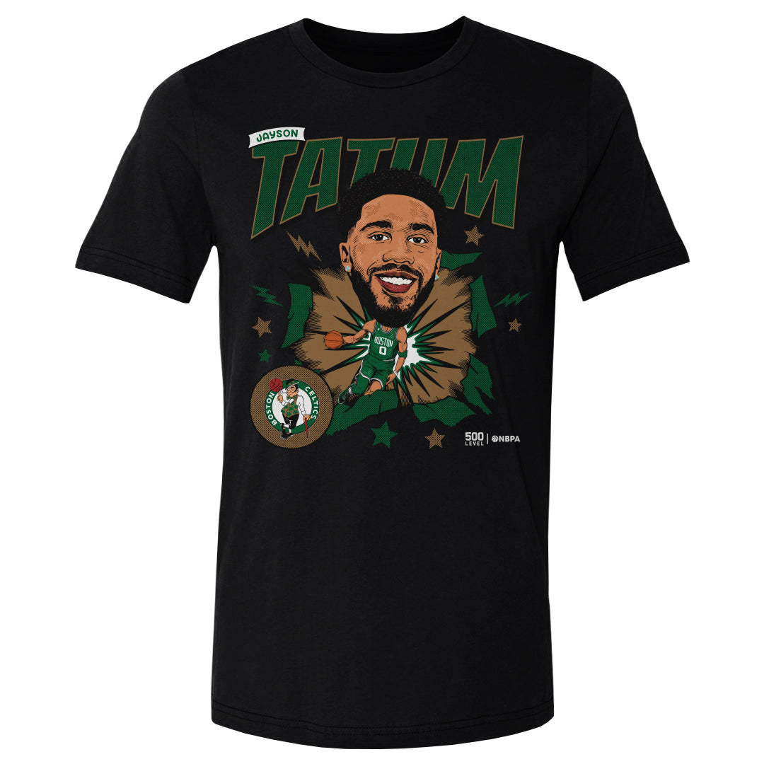 Jayson Tatum Boston Celtics Caricature WHT 1