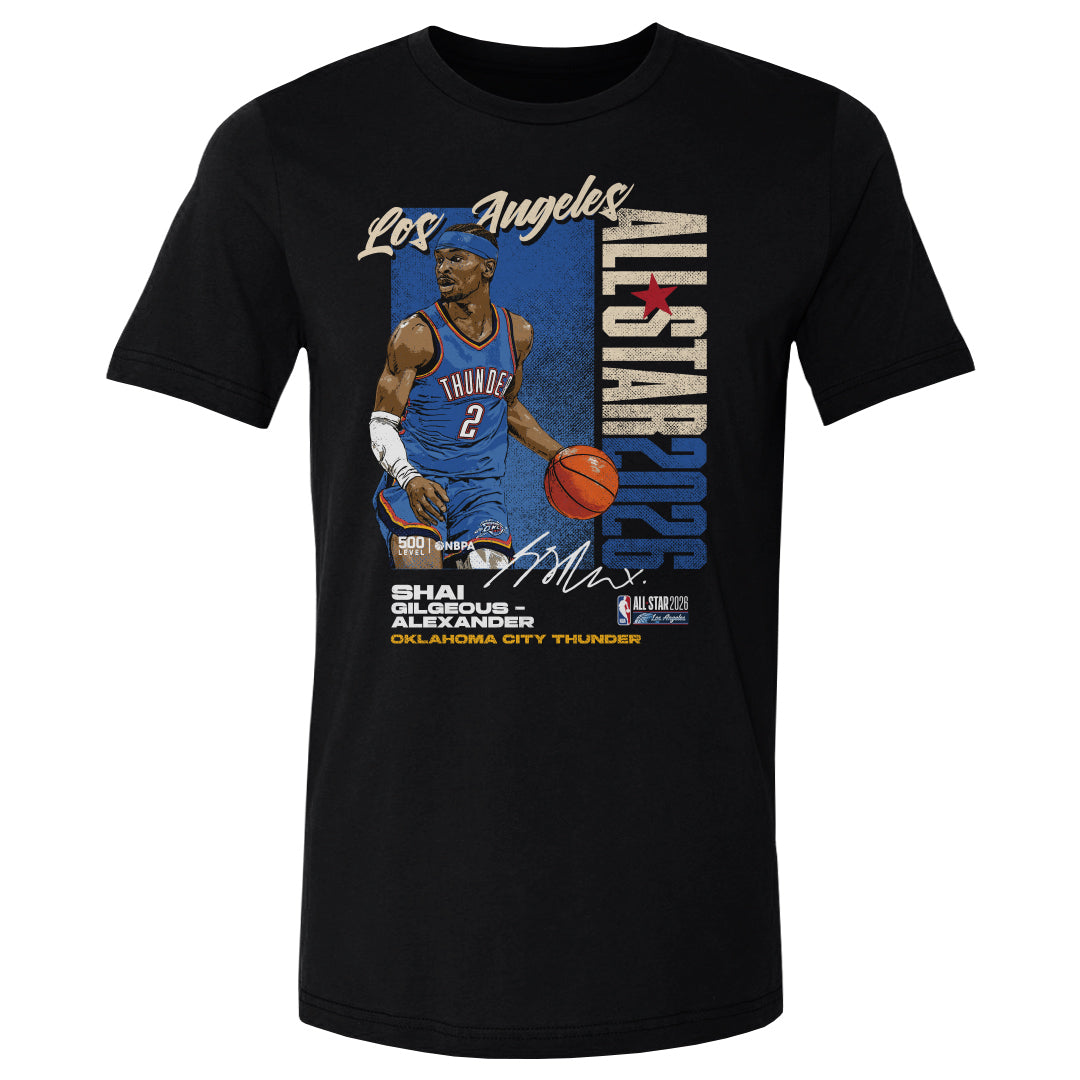 Shai Gilgeous-Alexander Oklahoma City Thunder 2026 NBA All-Star Vertical WHT 1