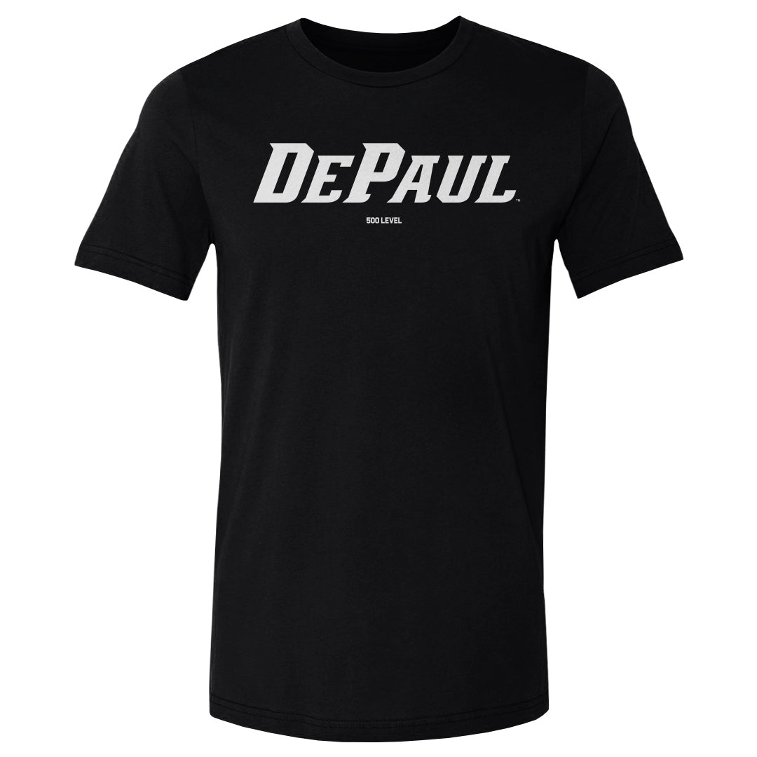 DePaul Blue Demons Wordmark White