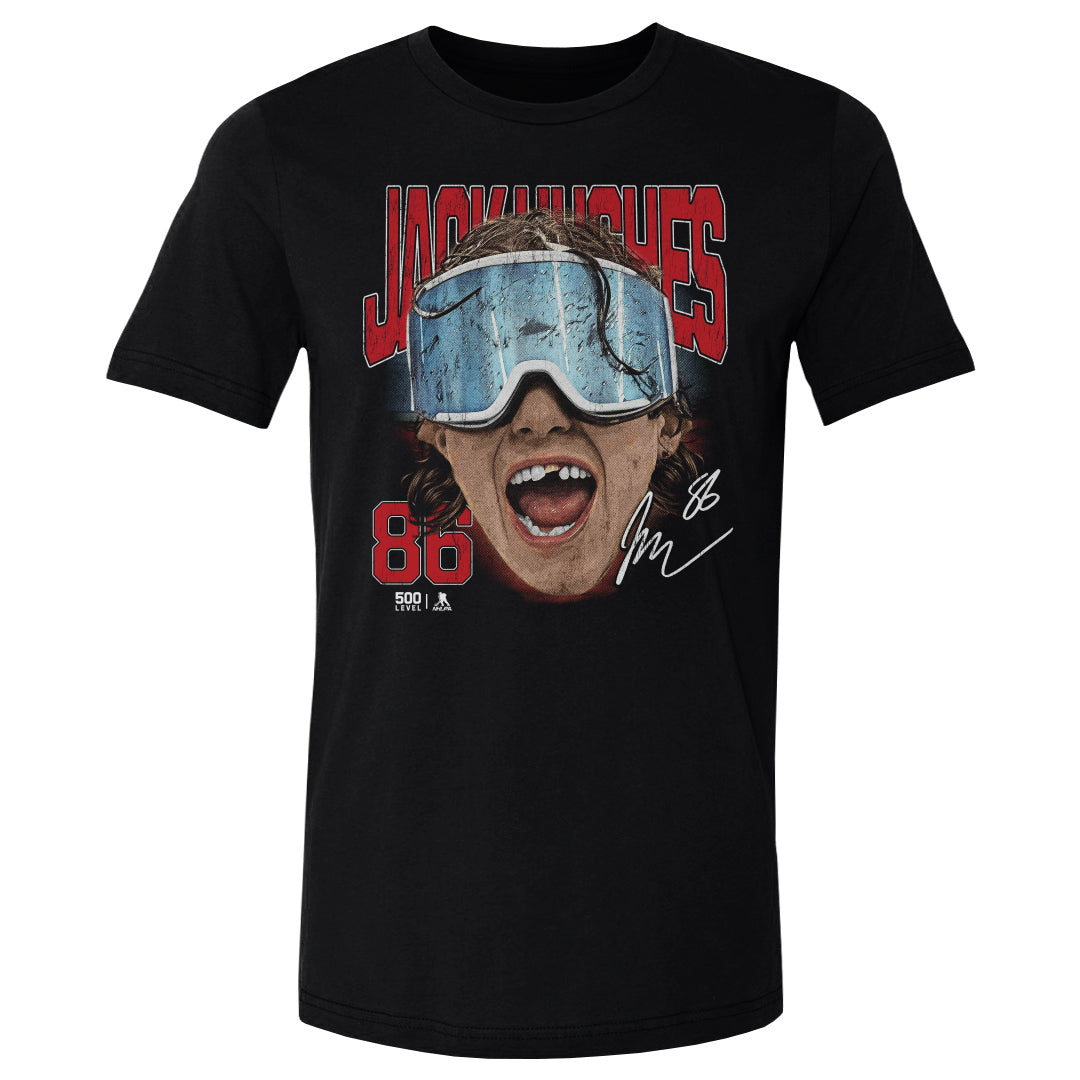 Jack Hughes New Jersey Goggles