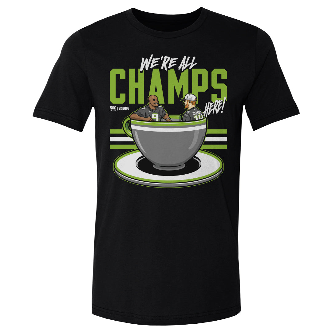 Kenneth Walker III & Sam Darnold Seattle Tea Cup 1