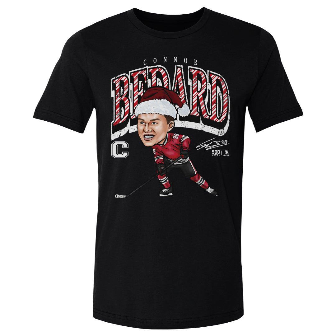 Connor Bedard Chicago Cartoon Santa Hat 3