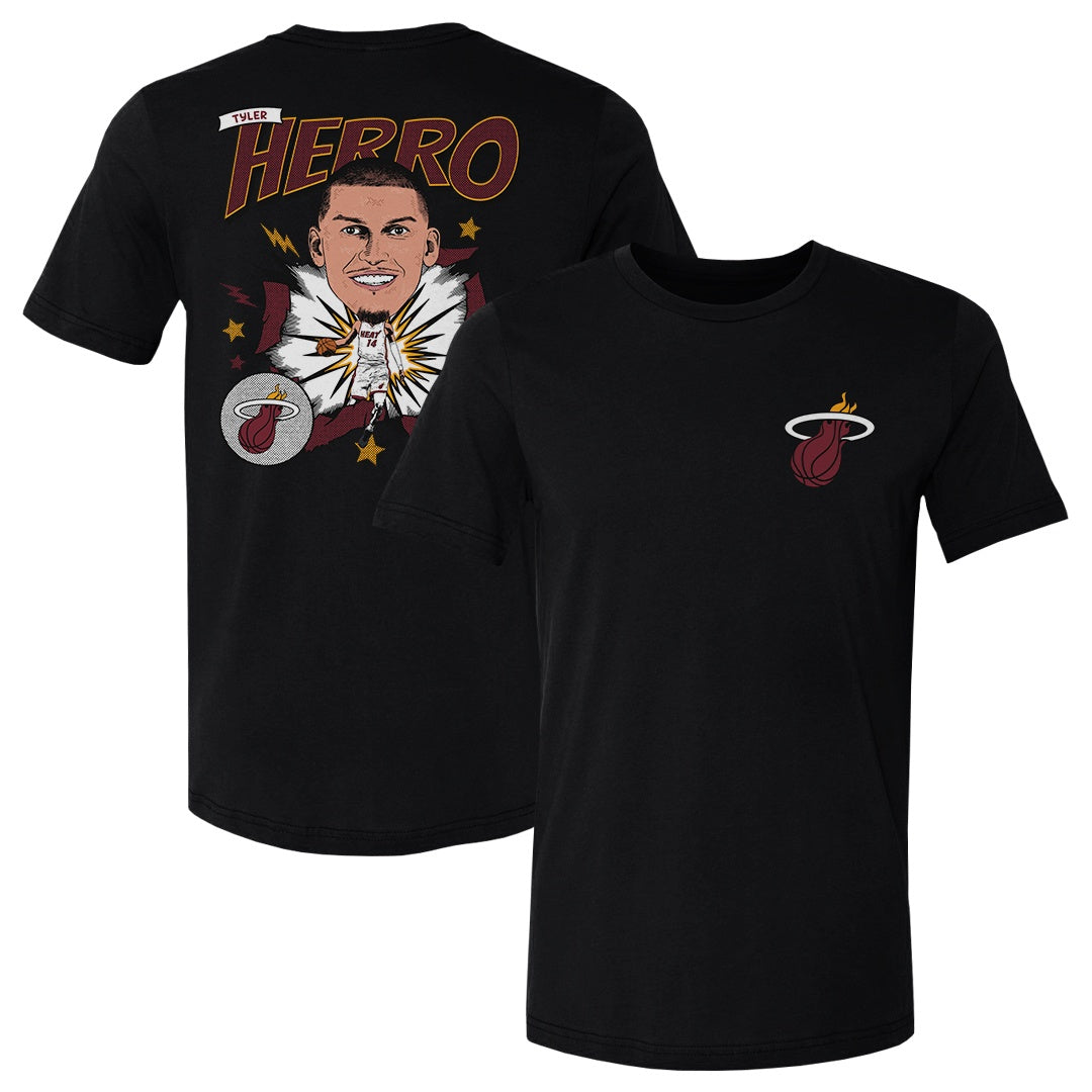 Tyler Herro Miami Heat Caricature F&B 1