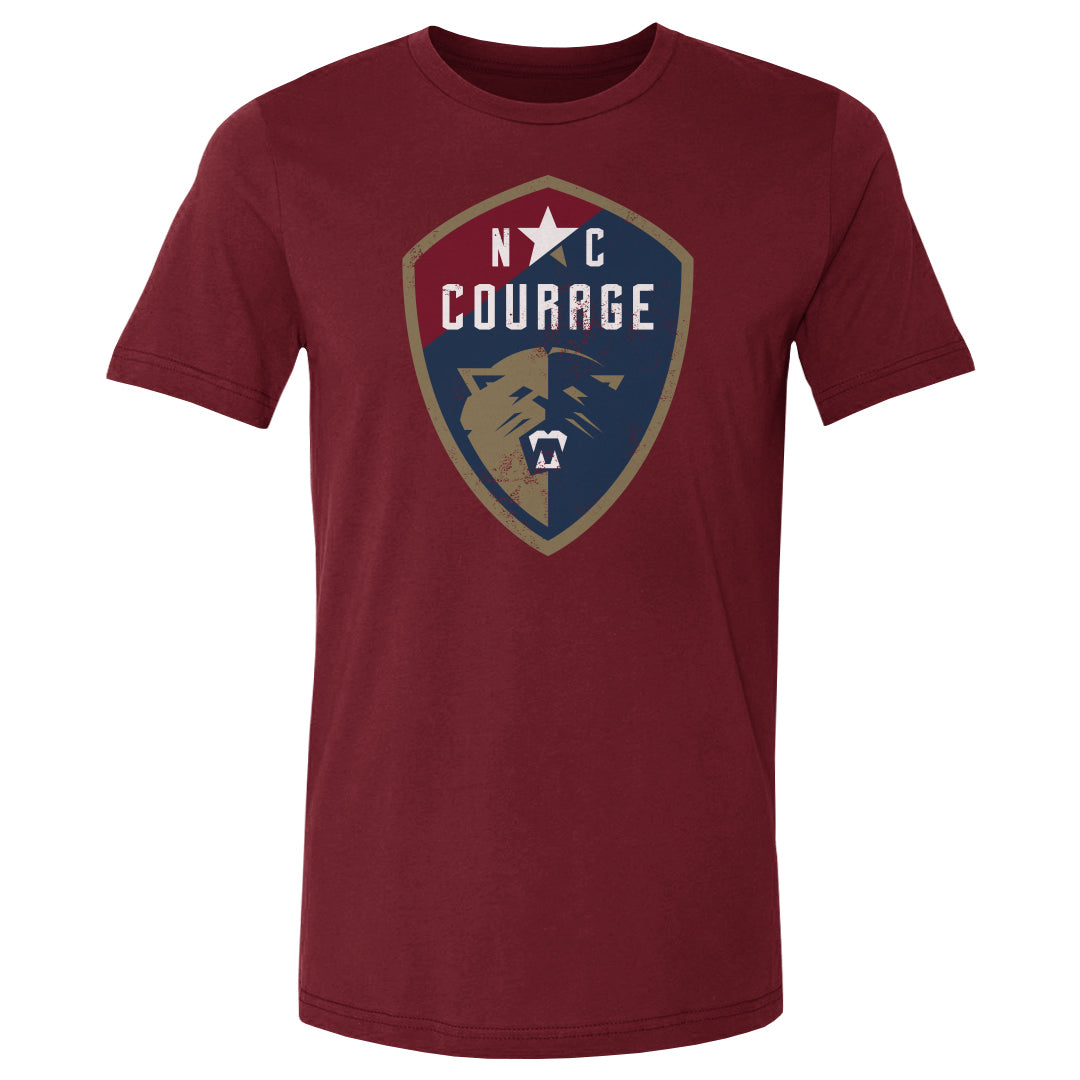 North Carolina Courage Vintage Primary Logo WHT 3