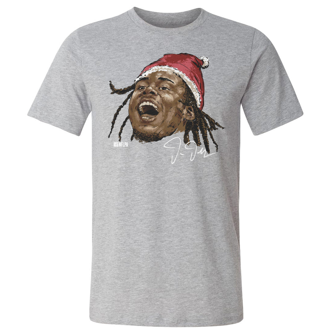 Justin Jefferson Minnesota Portrait Santa Hat 2