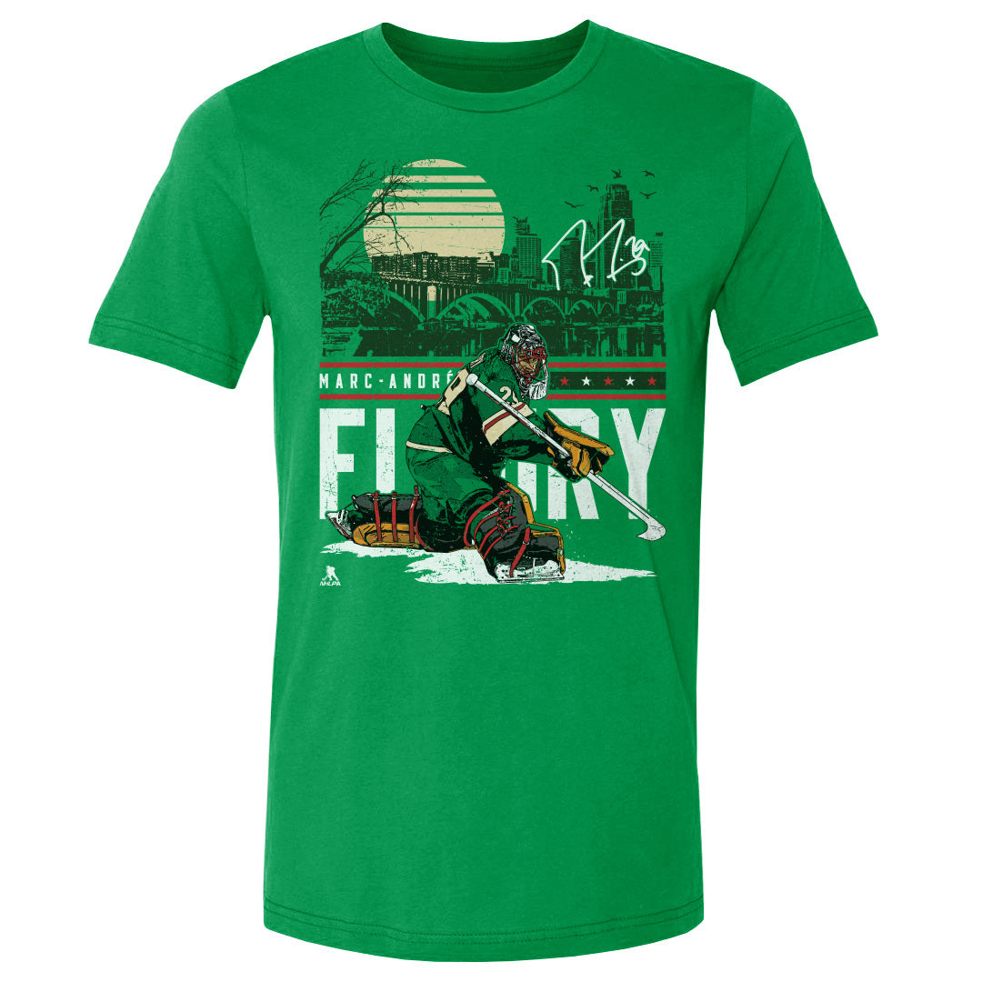 Marc-Andre Fleury Minnesota City Skyline