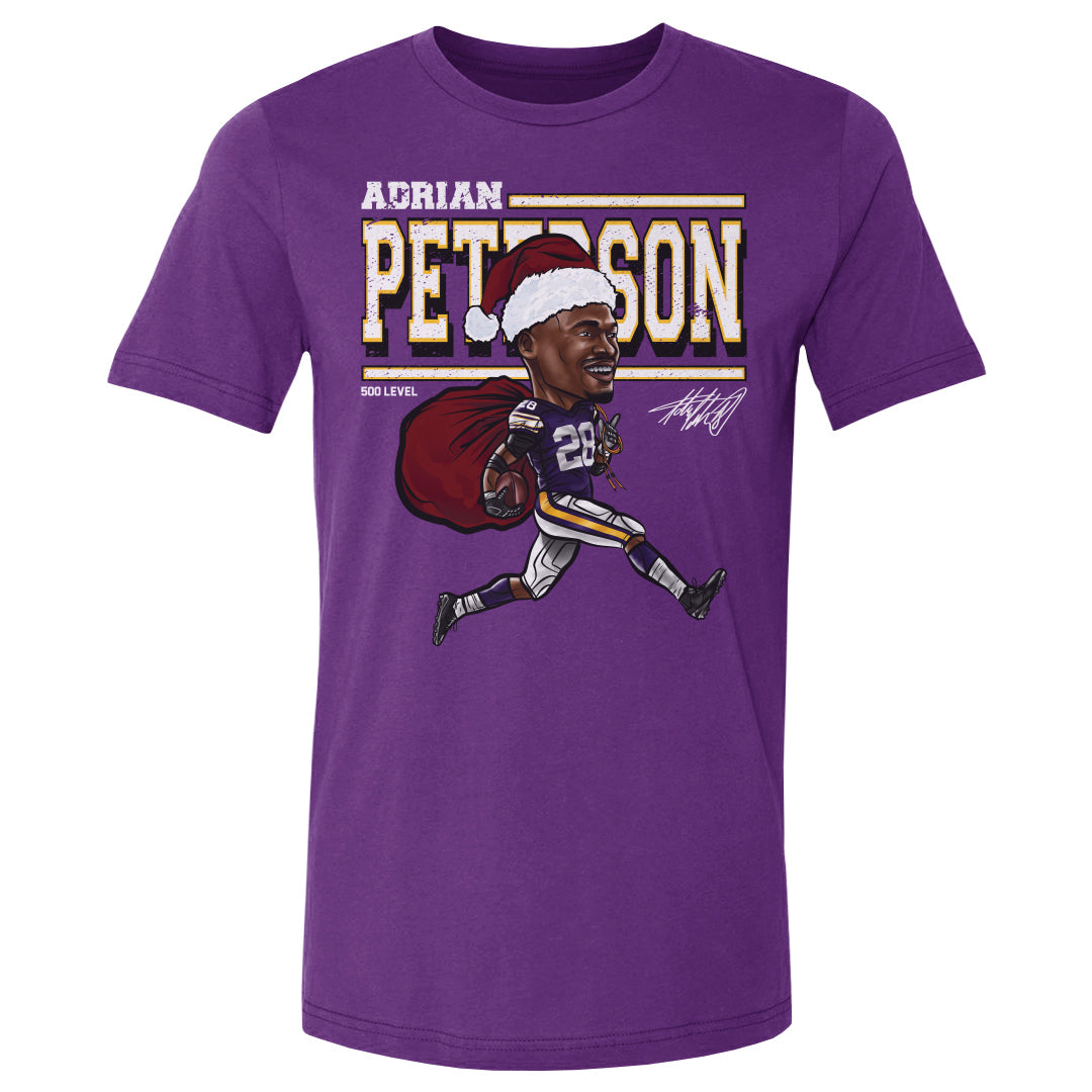 Adrian Peterson Minnesota Cartoon Santa Hat 3