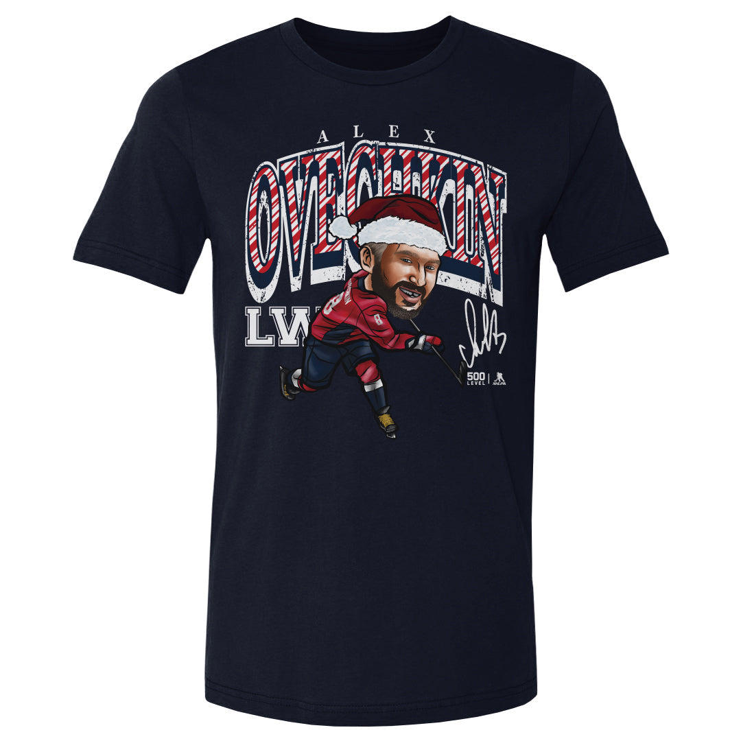 Alex Ovechkin Washington Cartoon Santa Hat