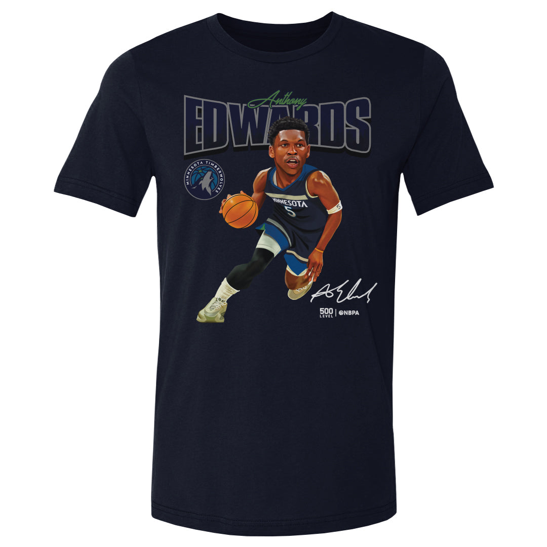 Anthony Edwards Minnesota Timberwolves Caricature 2